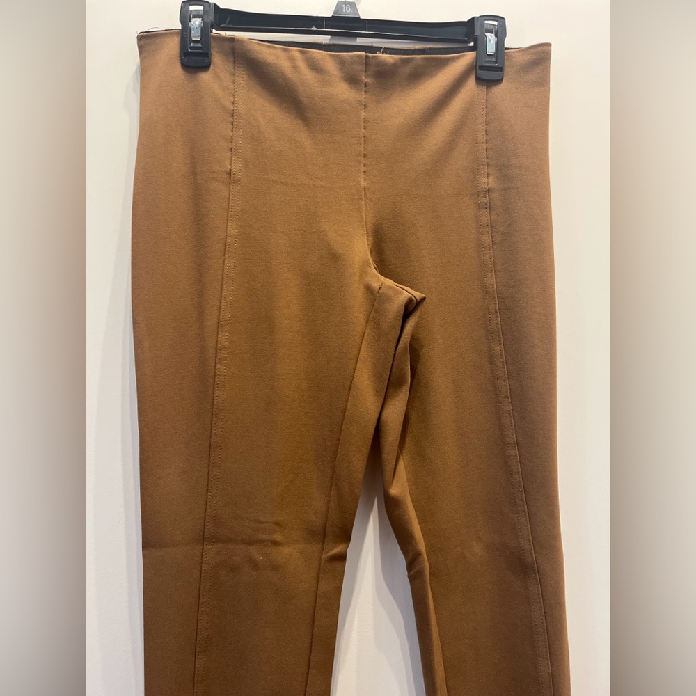 Rachel Zoe Brown Pullon Stretch Ankle Pants Leggings Size  M